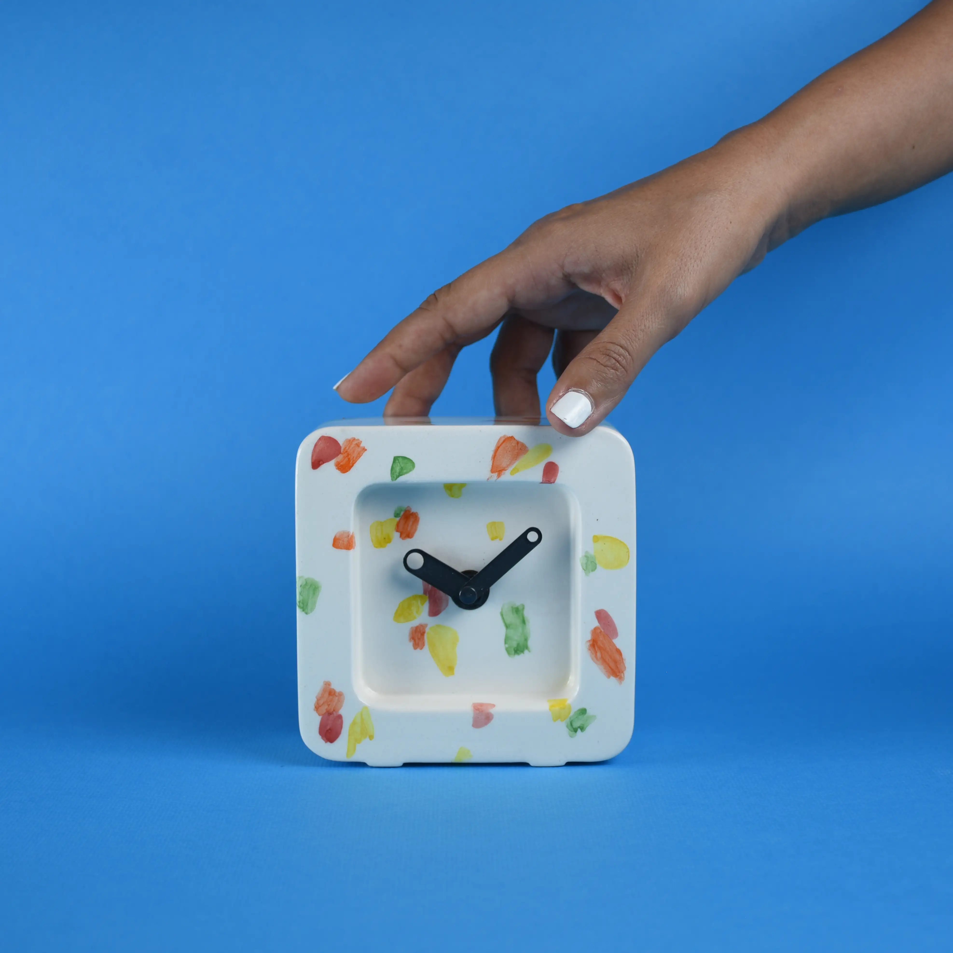 ساعت رومیزی سرامیکی تک نسخه "هنگام نما"