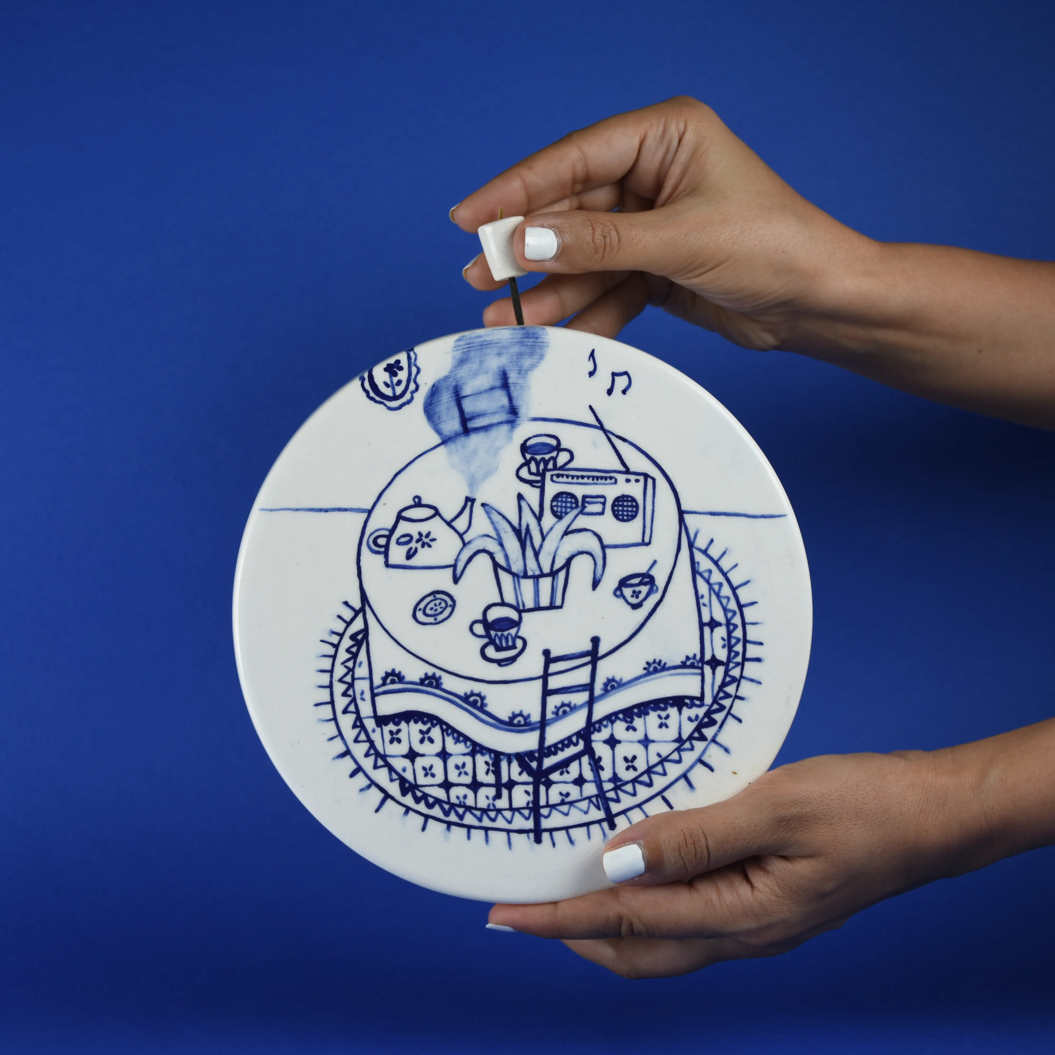 قرنطینه آبی سفید